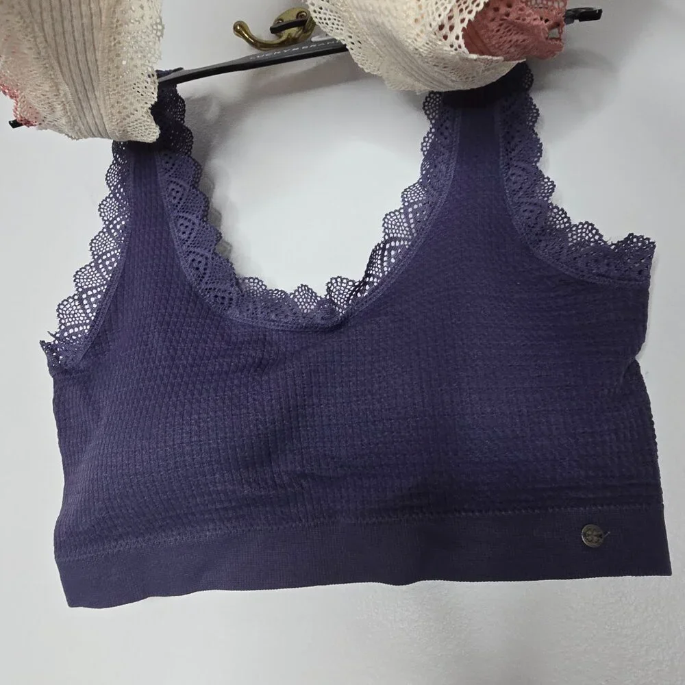 3 LUCKY BRAND Full Figure Lace Comfort Bra 1X Lot Set NEW No Wire Padded Bras